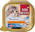 Nassfutter Katze reich an Huhn mit Milchkern, Himmlisch Dein Bestes