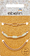 Armbänder mit Steinen, Gold-Optik ebelin