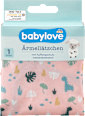 Ärmellätzchen Dino rosa babylove