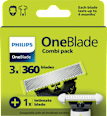 Rasierklingen, OneBlade 360 QP949/50 & Intimate Blade Set PHILIPS OneBlade