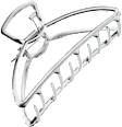 Haarklammer aus Metall Silber-Optik ebelin