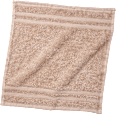 Handtuch aus Frottee beige 100 % Bio-Baumwolle GOTS-zertifiziert ebelin