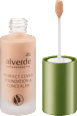 Tekoča podlaga in korektor Perfect Cover, 50 Hazelnut alverde NATURKOSMETIK