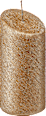 Kerzen gestuft & abgeschrägte Oberfläche, gold metallic Dekorieren & Einrichten