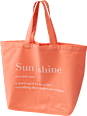Strandtasche "Sunshine", peach/weiß Vito & Joe