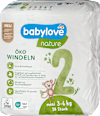Pieluszki rozmiar 2, mini, 3-6 kg babylove nature