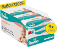 vlhčené ubrousky Sensitive 9x80 ks Pampers