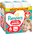 plenkové kalhotky velikost 6 , měsíční balení Pampers active baby
