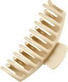 Haarklammer Rubber-Finish, beige ebelin