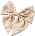 Patentspange Schleife, beige ebelin
