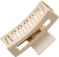 Haarklammer recycelt mit Cut-out, Beige ebelin