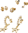Ohrstecker maritim, Gold-Optik ebelin