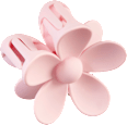 Haarklammer Blume, rosa ebelin