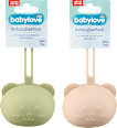Silikónový box na cumlík macko babylove