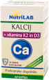 Prehransko dopolnilo Kalcij + vitamina K2 in D3 NutriLAB