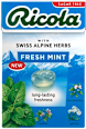 FRESH MINT bombone od švajcarskog bilja, sa zaslađivačima Ricola