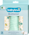 Mulltücher creme/mint babylove