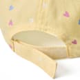 Basecap mit Herz-Muster, gelb, Gr. 50/51 PUSBLU