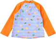 UV Shirt mit Donut-Muster, orange & lila, Gr. 98/104 PUSBLU