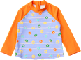 UV Shirt mit Donut-Muster, orange & lila, Gr. 98/104 PUSBLU