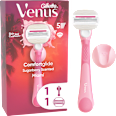 Dámsky holiaci strojček Comfortglide Sugarberry Scented Miami + 1 náhradná holiaca hlavica Gillette Venus