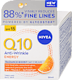 Ragyogást fokozó nappali arckrém FF15 Q10 ENERGY NIVEA