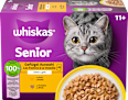 Nassfutter Katze 11 + Jahre Katzenfutter Geflügel Whiskas
