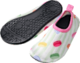 Badeschuhe mit Macaron-Muster, grün & rosa, Gr. 29/30 PUSBLU