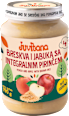 Dečija hrana - breskva i jabuka sa integralnim pirinčem, od 4. meseca juvitana