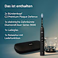 Schallzahnbürste Sonicare Diamond Clean 9000 schwarz Philips Sonicare
