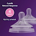 Cumeľ na fľašu Natural Response 4 - 3m+ PHILIPS AVENT