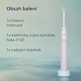 sonický elektrický zubní kartáček 2100 HX4021/03, růžový Philips Sonicare