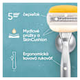 Dámsky holiaci strojček Pro ComfortGlide Coconut + 3 NH a držiak Gillette Venus