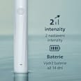 sonický elektrický zubní kartáček 2100 HX4021/01, bilý Philips Sonicare