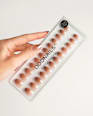 Künstliche Nägel, Soft Gel Press Ons Brownie Short Round  Doonails