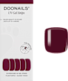 UV Gel Nagelfolien, Gel Strips Pediküre Plum Purple  Doonails