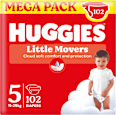 Pannolini Little Movers Mega Pack taglia 5 (11-25 kg) Huggies