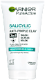 Gélový pleťový peeling a maska Salicylic Anti-Pimple Clay 3v1  GARNIER PureActive