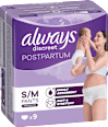 Wochenbett Pants discreet Postpartum, Gr. S/M always