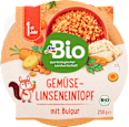 Menü Gemüse-Linseneintopf mit Bulgur ab 1 Jahr dmBio