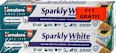Sparkly White, pasta za zube, 1+1 gratis Himalaya