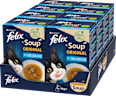 Soup polévky pro kočky treska, tuňák, platýs 6x48g Felix