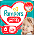 Scutece chiloțel numărul 6, 15kg+ Pampers active baby