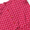 Kleid aus Musselin mit Karo-Muster, rot, Gr. 98 ALANA