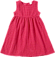 Kleid aus Musselin mit Karo-Muster, rot, Gr. 98 ALANA