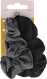 Scrunchie gumice za kosu – siva i crna s-he stylecollection