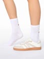 Crew Socken mit Amore-Stickerei weiß Gr. 35-38 nur die