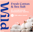 Deodorante stick ricarica Fresh cotton & Sea salt Wild