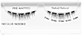 Künstliche Wimpern Press On Pre-Mapped Naked Natural ARDELL