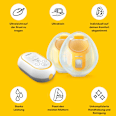 Doppelmilchpumpe Freestyle Mini Hands-free, eletrisch Medela